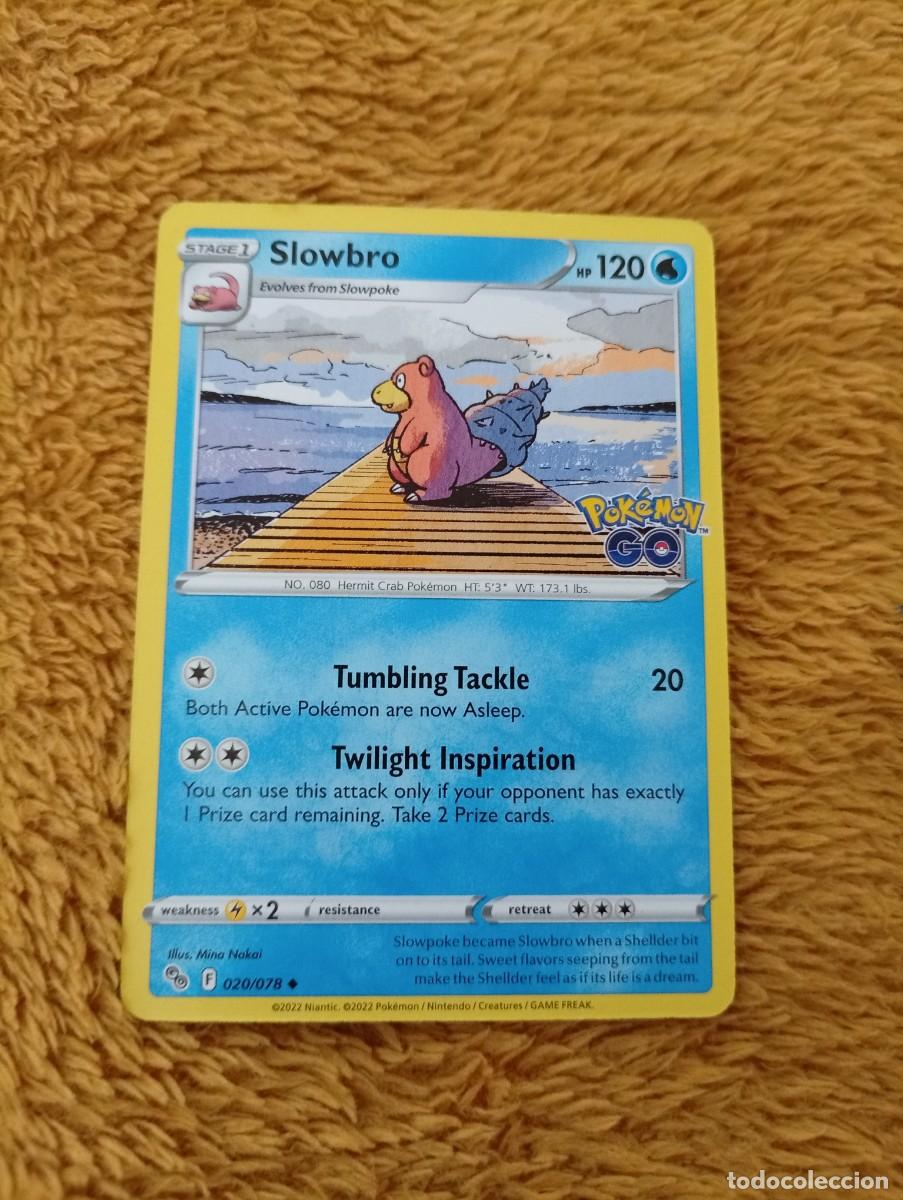 Trading cards: Carta de Pok&eacute;mon de Slowbro, edici&oacute;n en ingl&eacute;s. - N&uacute;mero de carta: 20/078. - A&ntilde;o de publicaci&oacute;n: 20