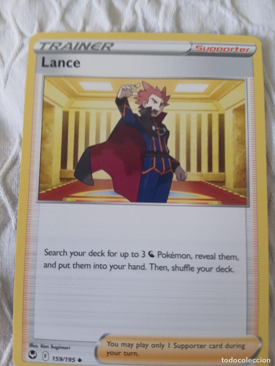 Trading cards: Carta de Entrenador Lance de Pok&eacute;mon, edici&oacute;n en ingl&eacute;s. - N&uacute;mero de carta: 159/195. - Tipo: Suppor