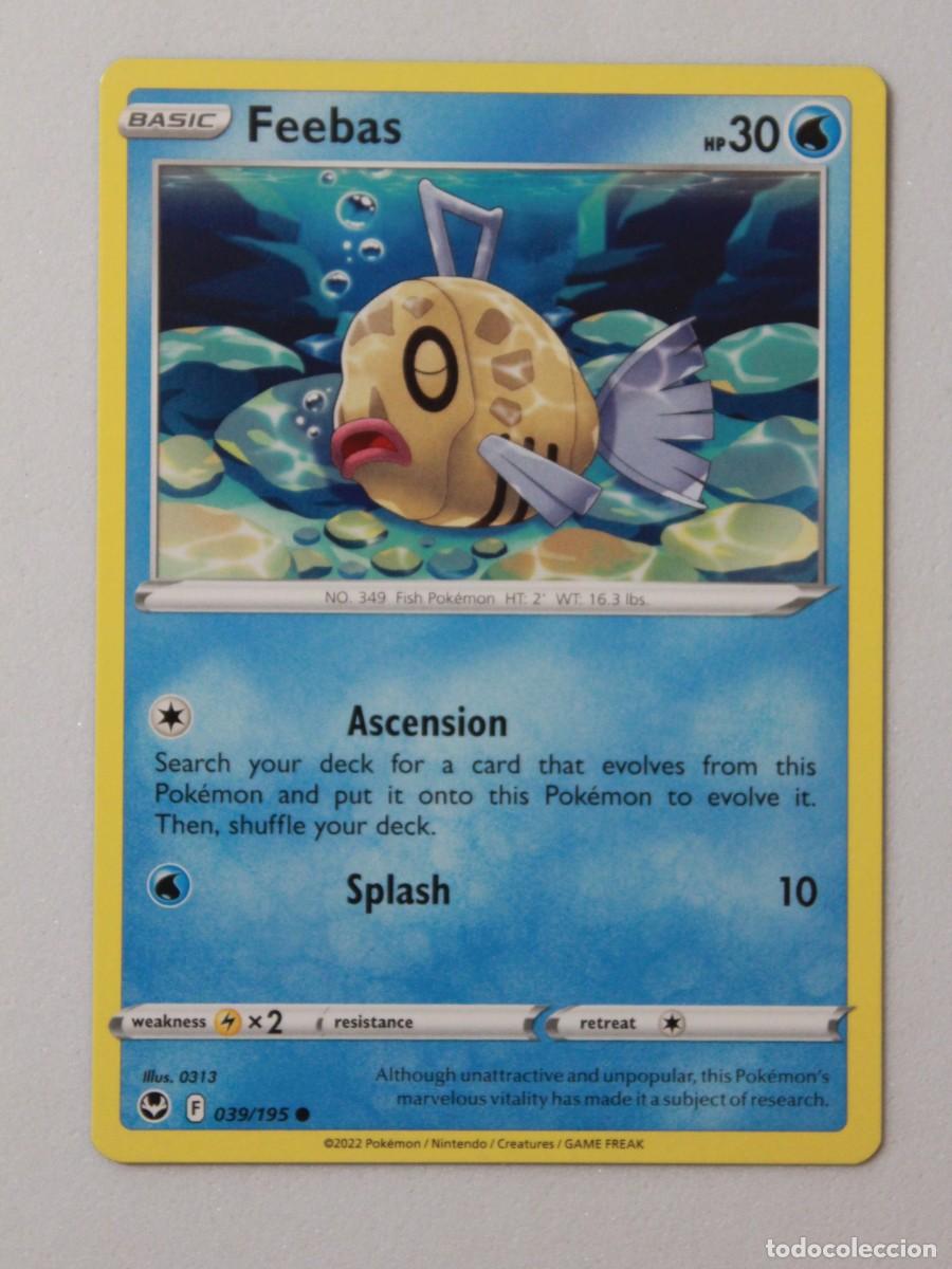 Trading cards: T&iacute;tulo: Pok&eacute;mon TCG Feebas 039/195 Common Carta Agua Silver Tempest
