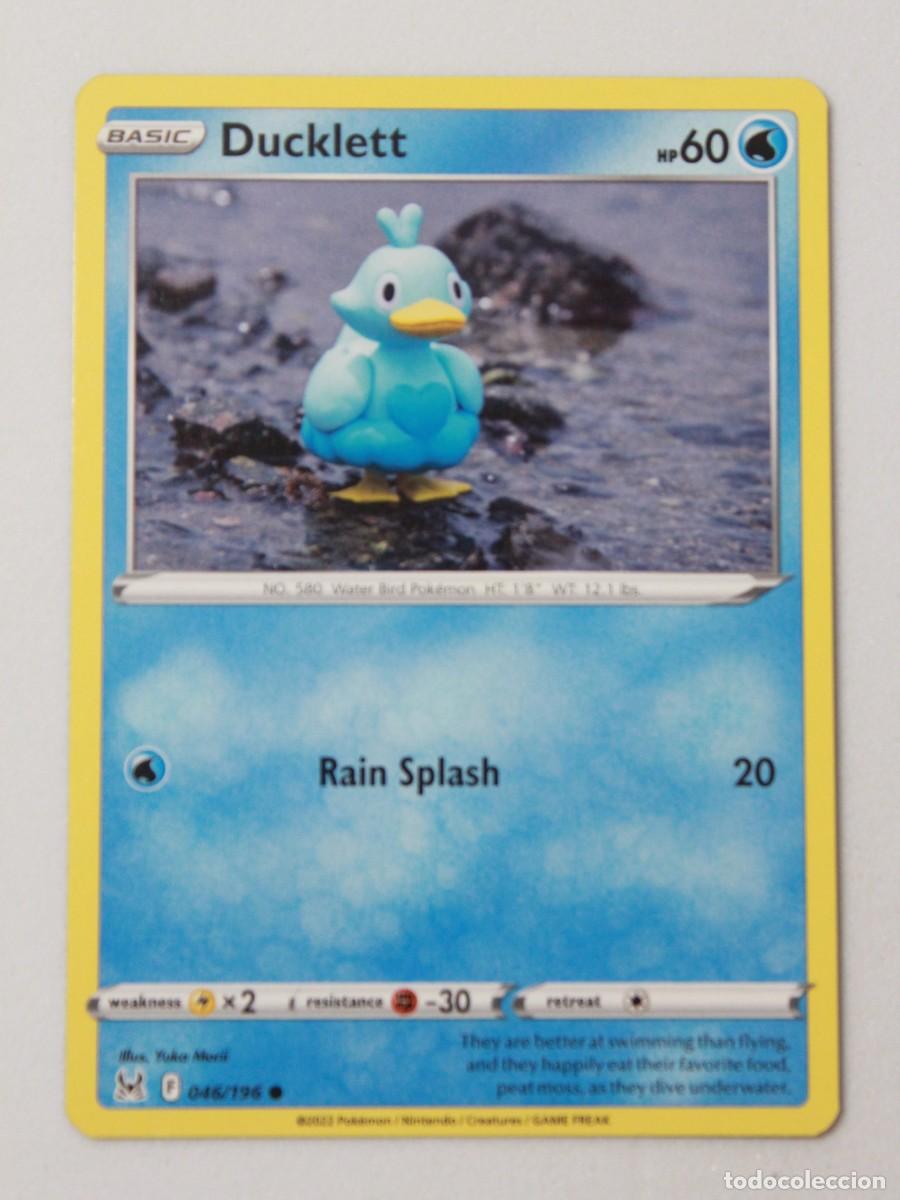 Trading cards: T&iacute;tulo: Pok&eacute;mon TCG Ducklett 046/196 Common Carta Agua Lost Origin