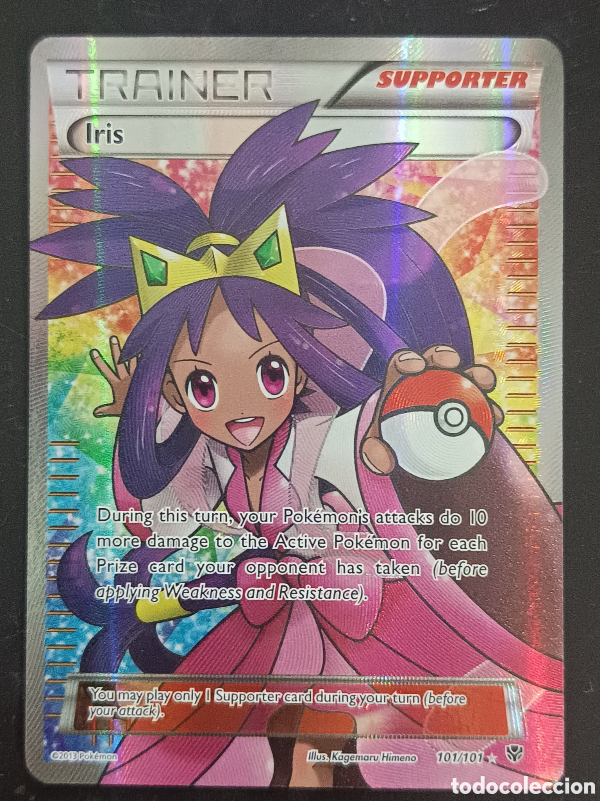 Trading cards: Pokemon Trainer Iris 101/101 B&W9 Plasma Blast En Ingles