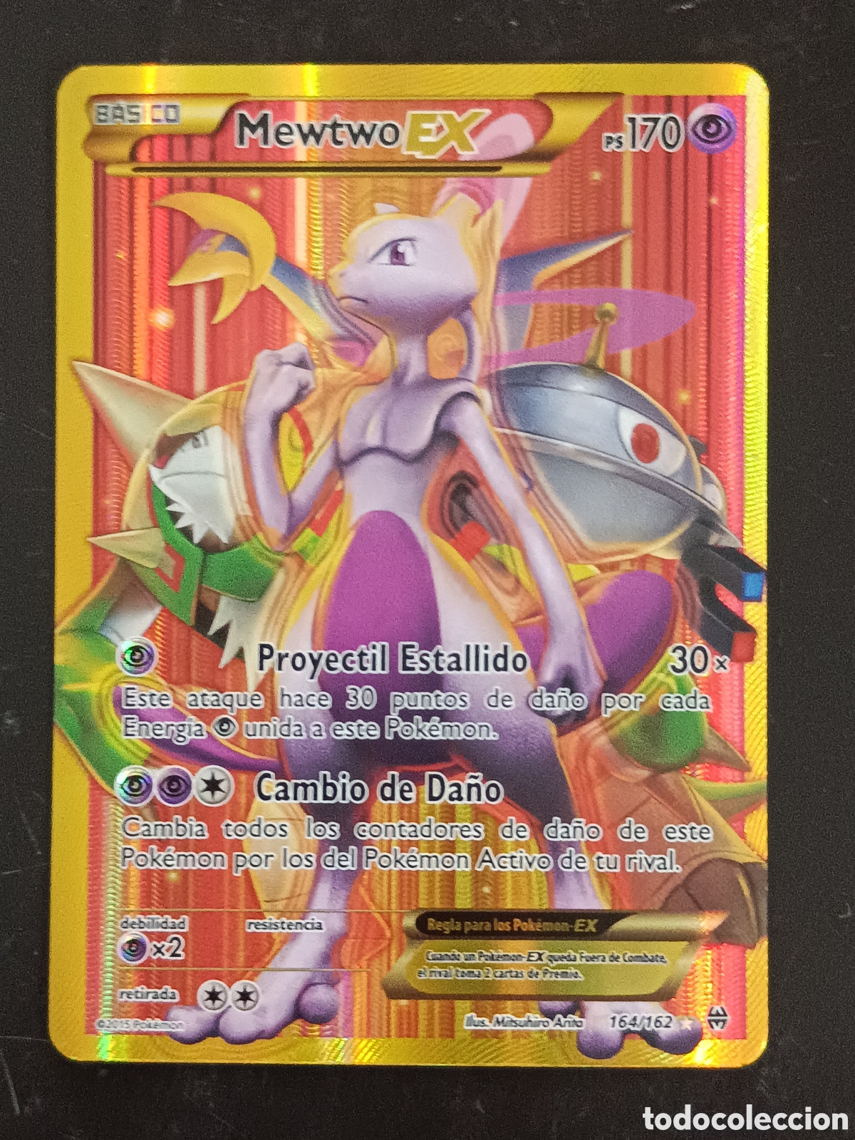 Trading cards: Pokemon Mewtwo EX 164/162 XY Turbo Impulso En Castellano