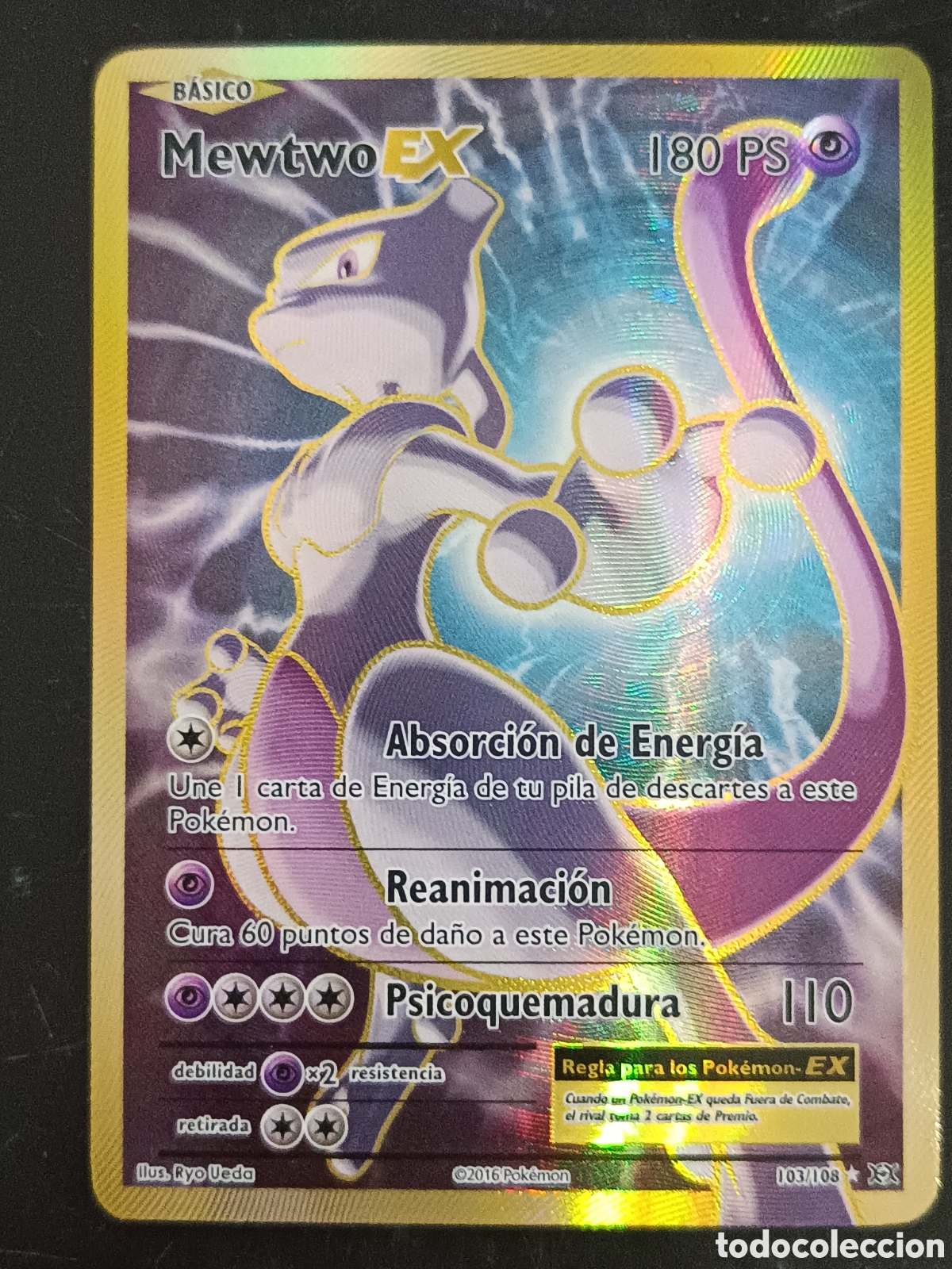 Trading cards: Pokemon Mewtwo EX 103/108 XY Evoluciones En Castellano