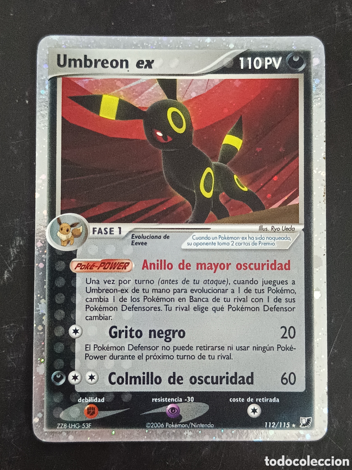 Trading cards: Pokemon Umbreon EX 112/115 EX Fuerzas Ocultas En Castellano