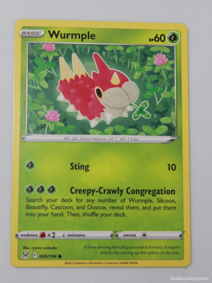 Trading cards: Cascoon Reverse Holo 009/196 Pok&eacute;mon TCG Lost Origin Carta Pok&eacute;mon