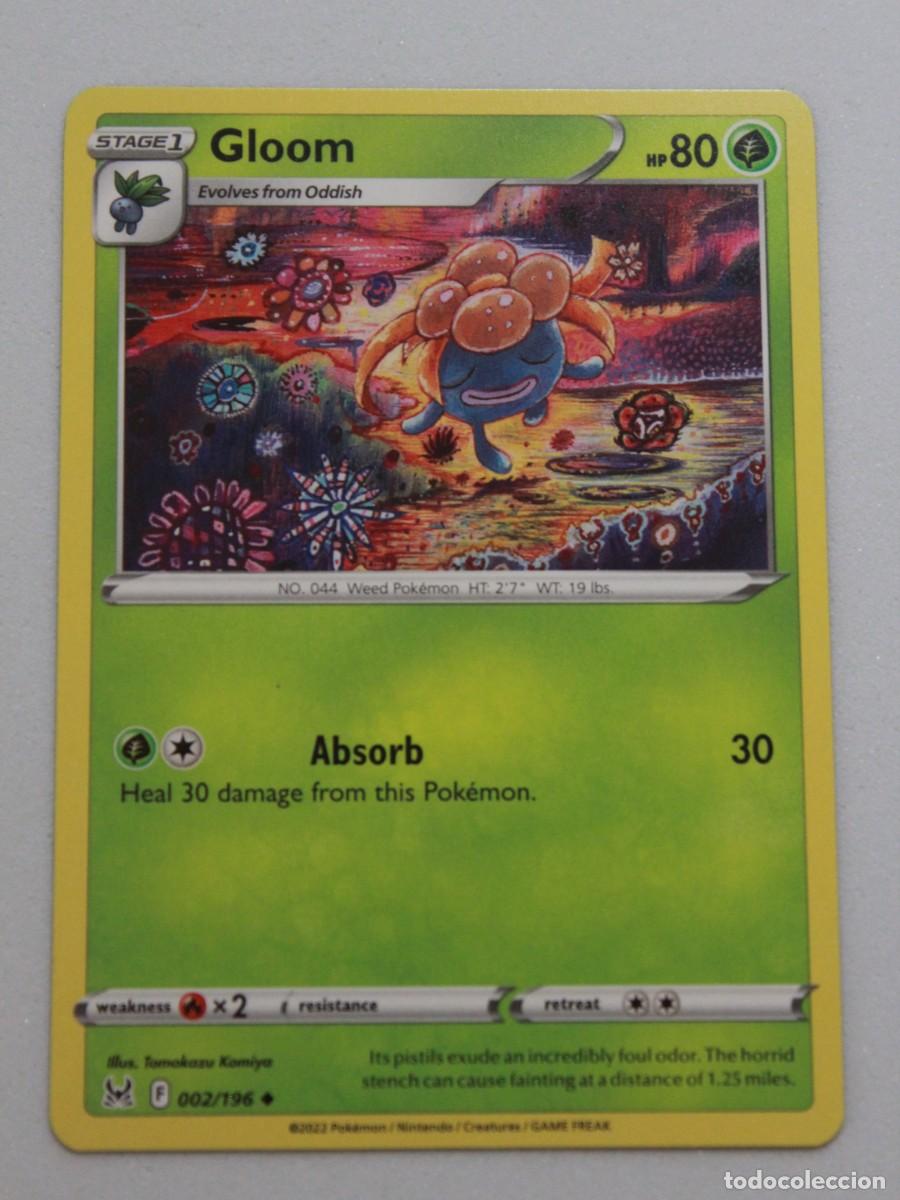 Trading cards: Gloom 002/196 Pok&eacute;mon TCG Lost Origin Carta Pok&eacute;mon