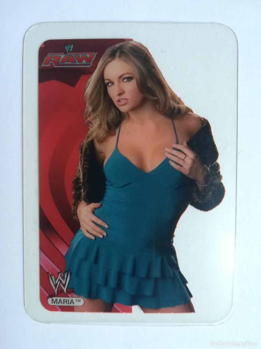 Trading cards: WWE Raw N&ordm; 045. Maria. Lamincards Collection New Edition. Edibas