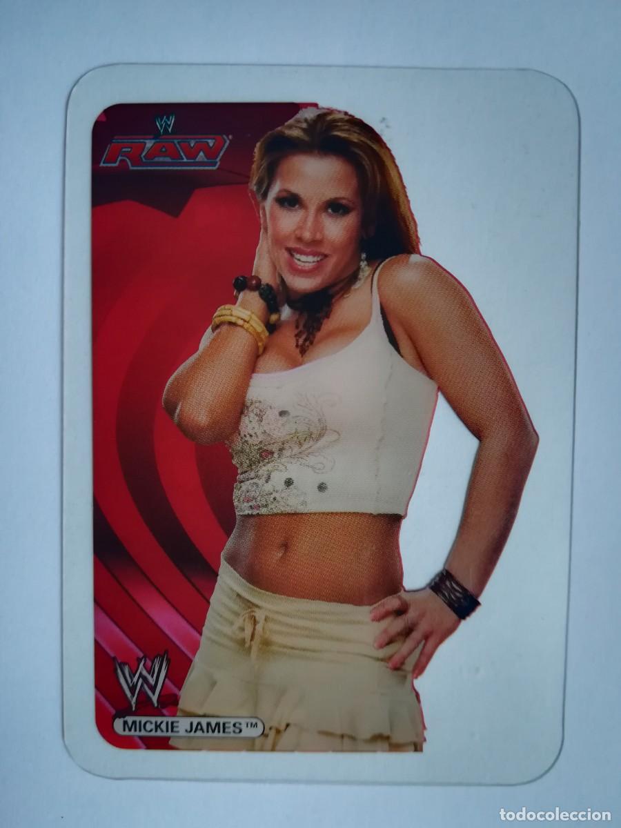 Trading cards: WWE Raw N&ordm; 047. Mickie James. Lamincards Collection New Edition. Edibas