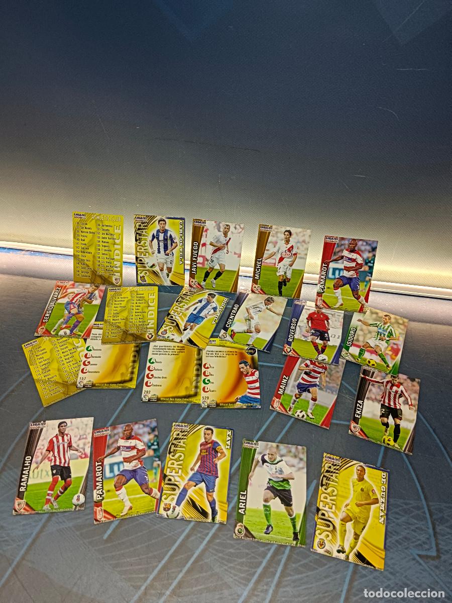 Trading cards: 22 cromos f&uacute;tbol Liga 2012 MC