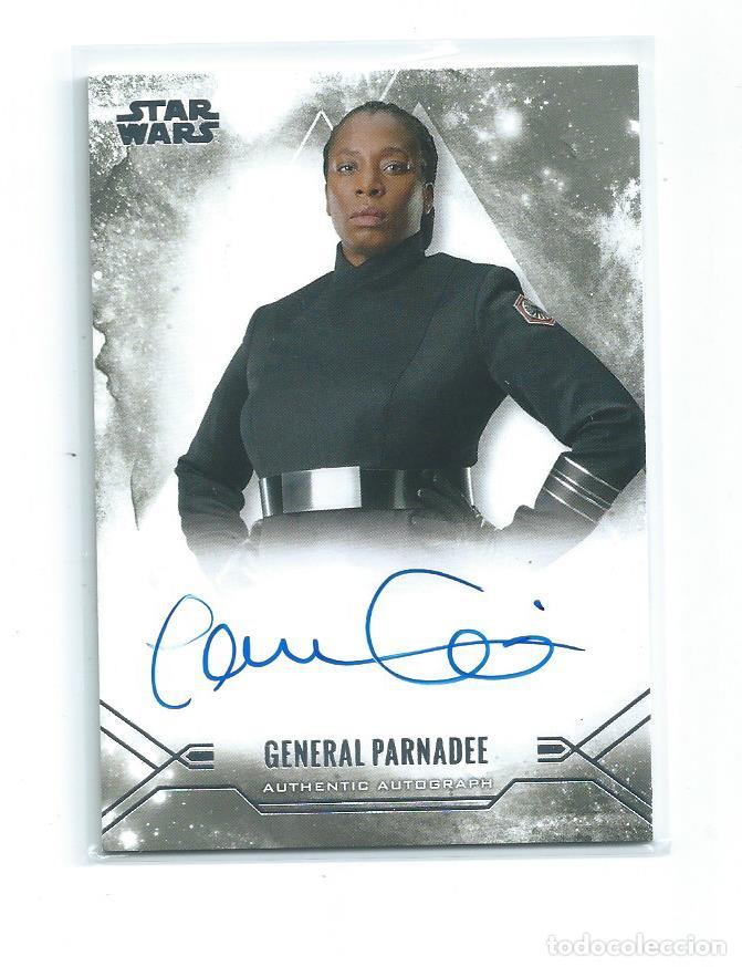 Trading cards: STAR WARS TOPPS STELLAR SIGNATURES : AUTOGRAFO ORIGINAL TANYA MOODIE (GENERAL PARDANEE)
