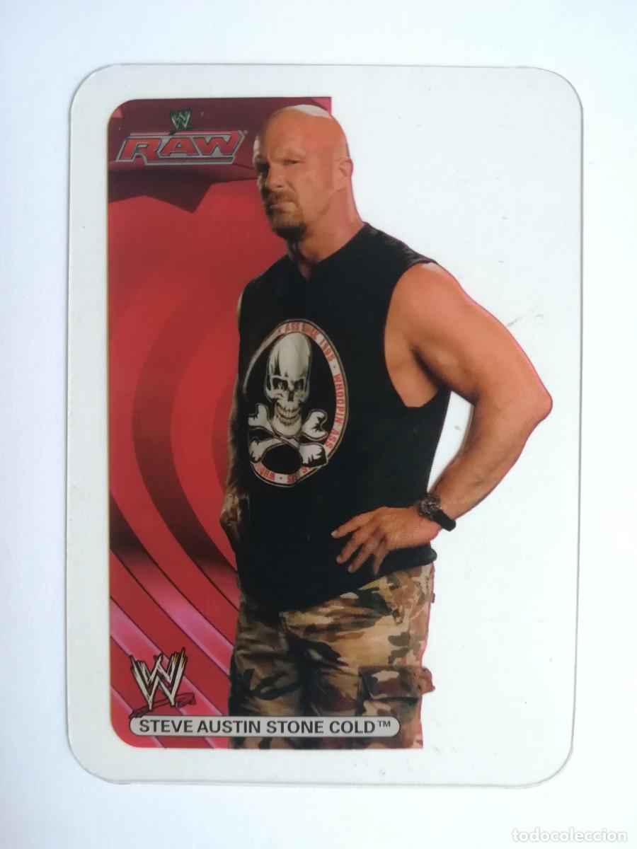 Trading cards: WWE Raw N&ordm; 055. Stone Cold Steve Austin. Lamincards Collection New Edition. Edibas