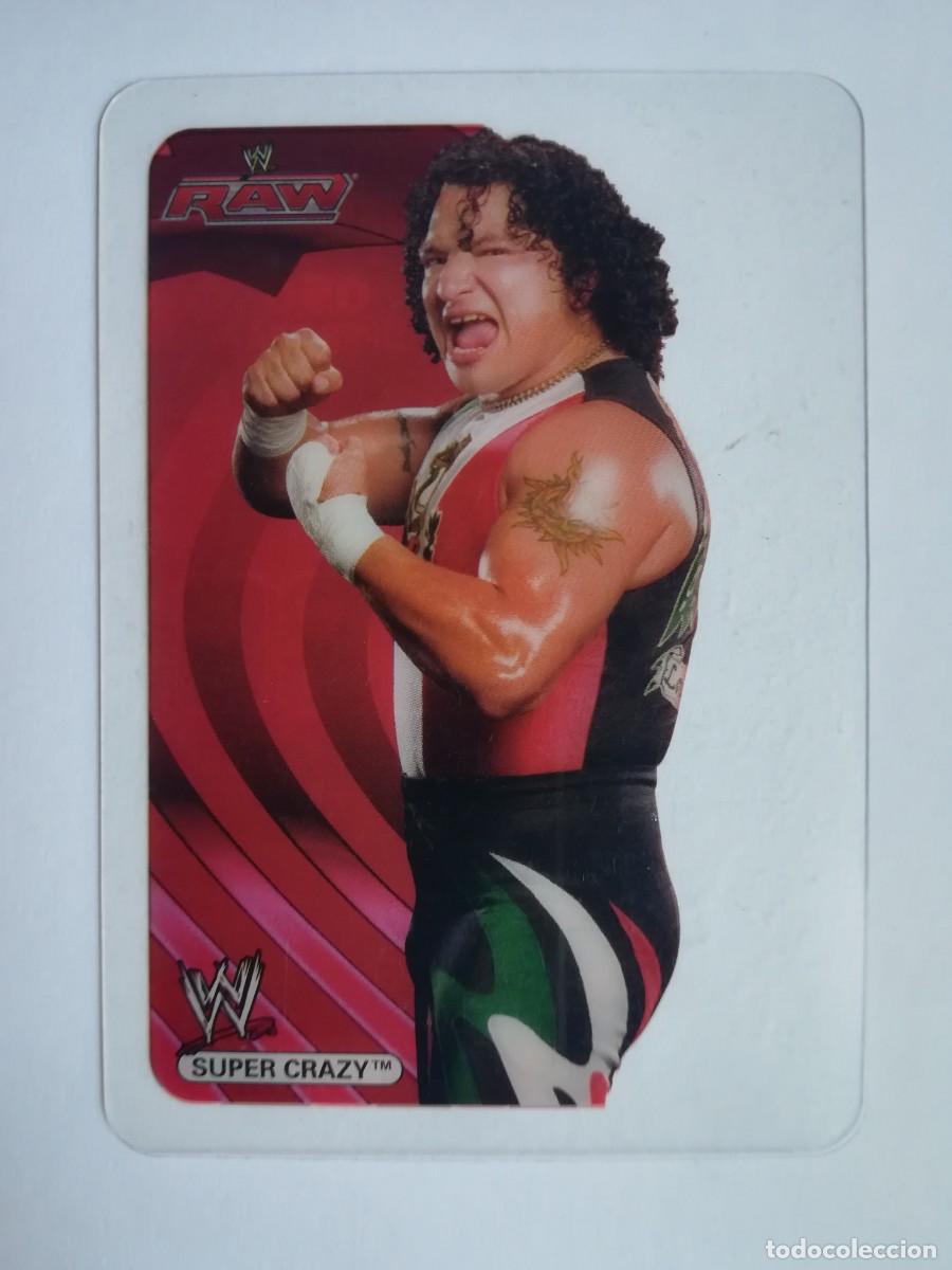 Trading cards: WWE Raw N&ordm; 056. Super Crazy. Lamincards Collection New Edition. Edibas