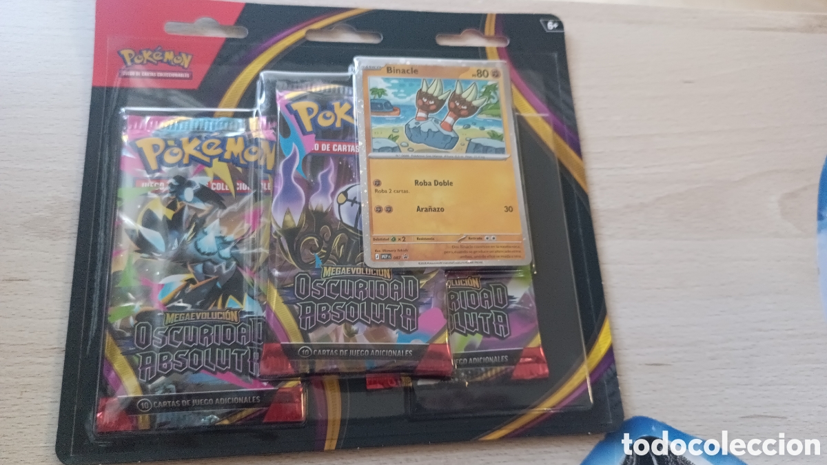 Trading cards: PACK OSCURIDAD ABSOLUTA POK&Eacute;MON BINACLE