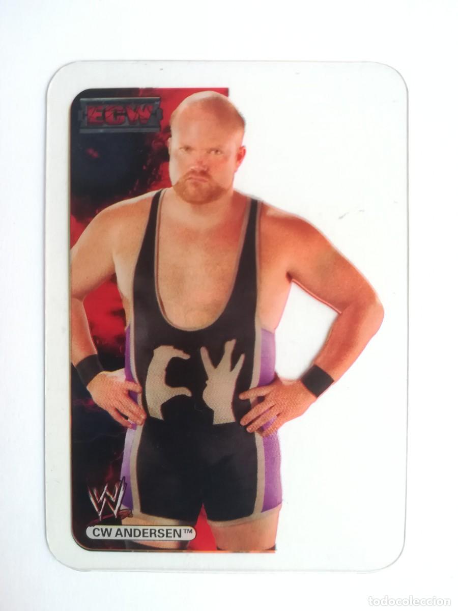 Trading cards: WWE Raw N&ordm; 069. CW Andersen. Lamincards Collection New Edition. Edibas