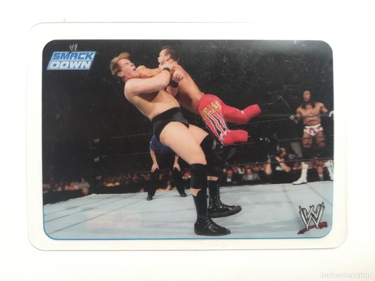 Trading cards: WWE Smack Down N&ordm; 100. Forearm. Chris Benoit. Lamincards Collection New Edition. Edibas