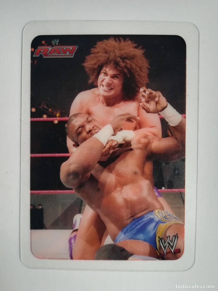 Trading cards: WWE RAW N&ordm; 104. Sleeper Hold. Carlito. Lamincards Collection New Edition. Edibas