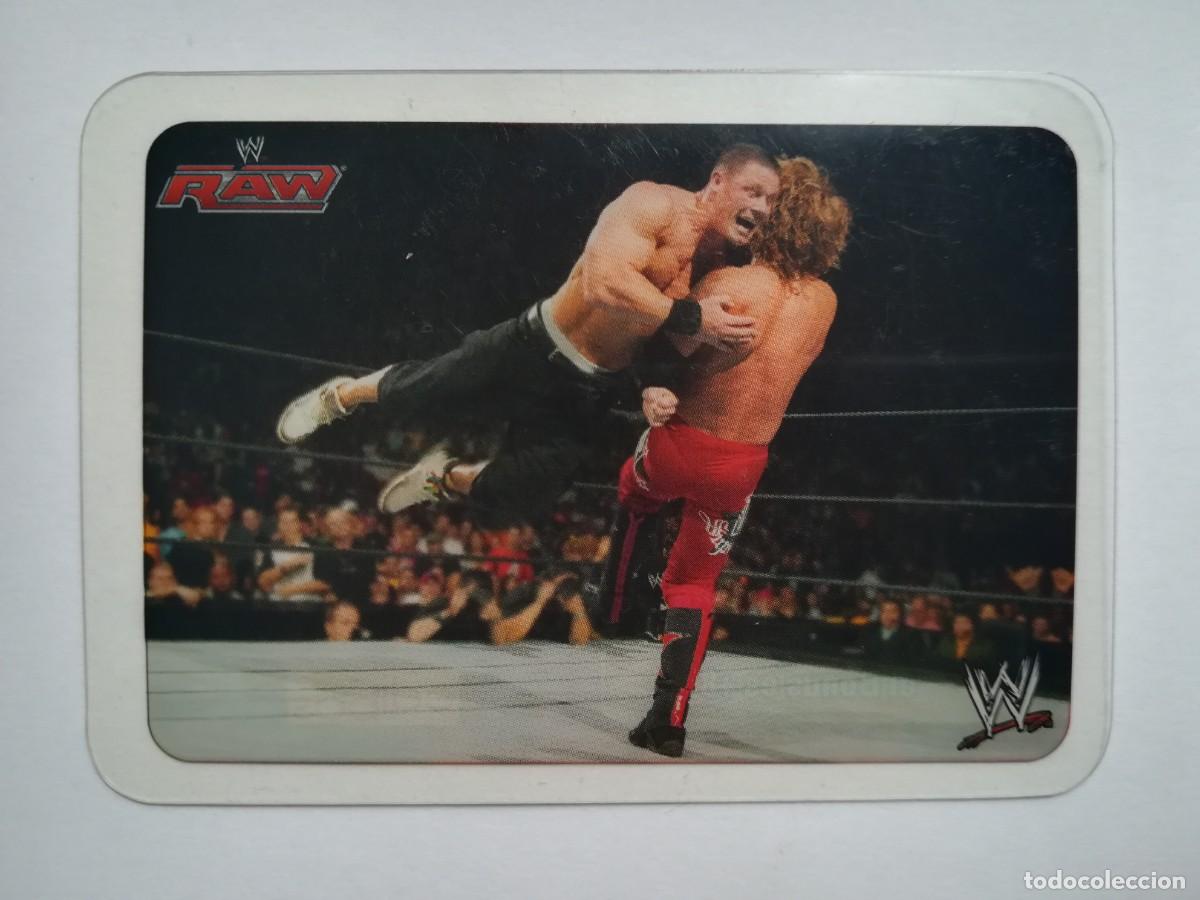 Trading cards: WWE RAW N&ordm; 108. Body Drop. John Cena. Lamincards Collection New Edition. Edibas