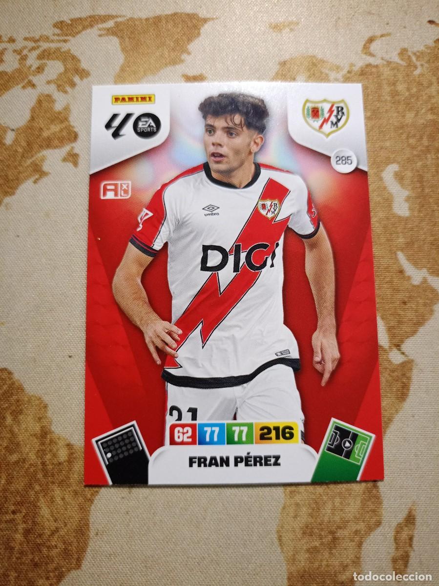 Trading cards: Rayo Vallecano 285 FRAN P&Eacute;REZ Adrenalyn 2025-26