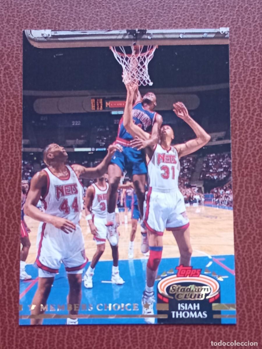 Trading cards: Card 204 Isiah Thomas Topps Stadium Club Members Choice 1992-93