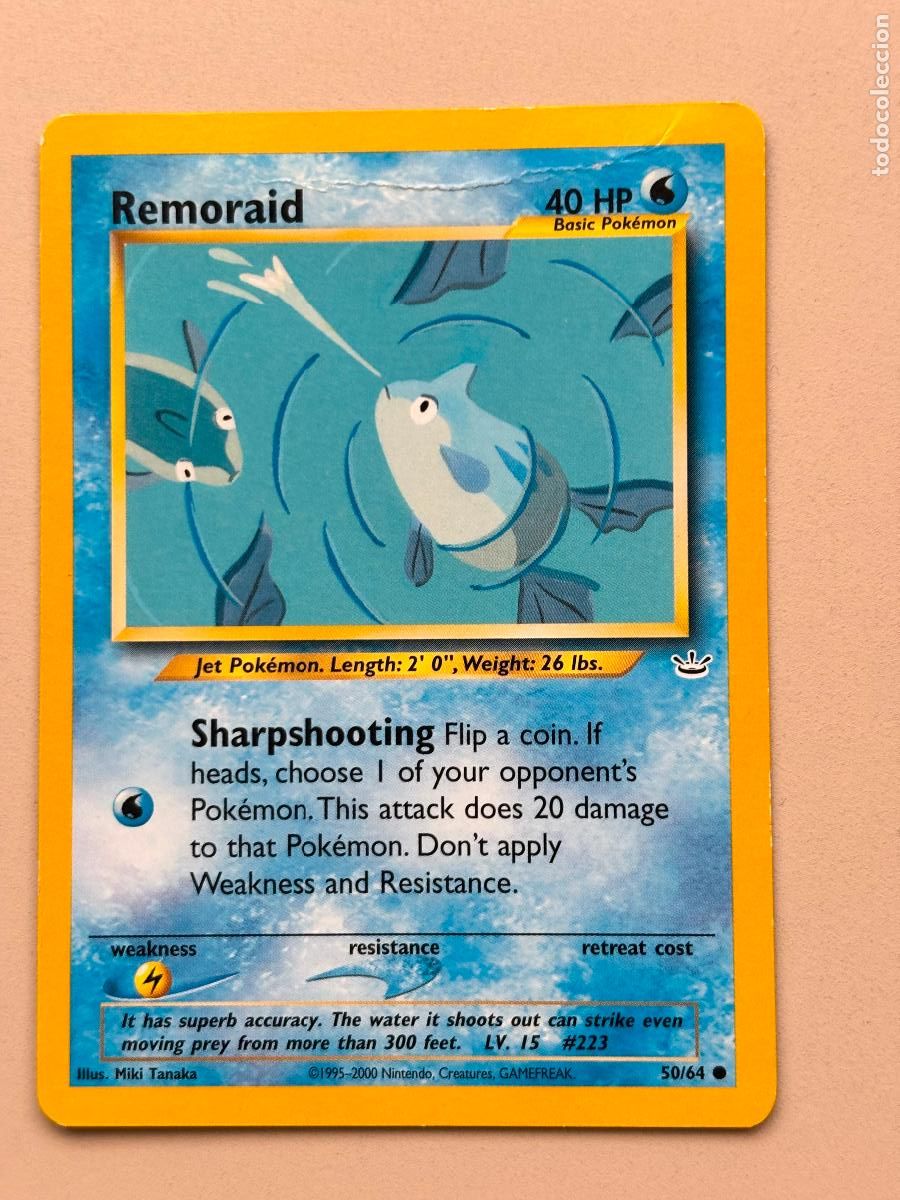 Trading cards: POKEMON TCG - REMORAID ( NEO REVELATION # 50 )