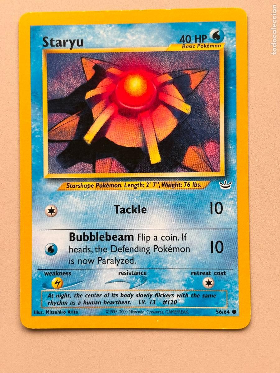 Trading cards: POKEMON TCG - STARYU ( NEO REVELATION # 56 )