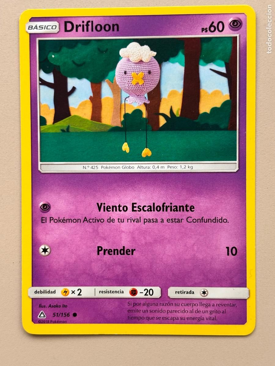 Trading cards: POKEMON TCG - DRIFLOON ( ULTRA PRISMA # 51 )