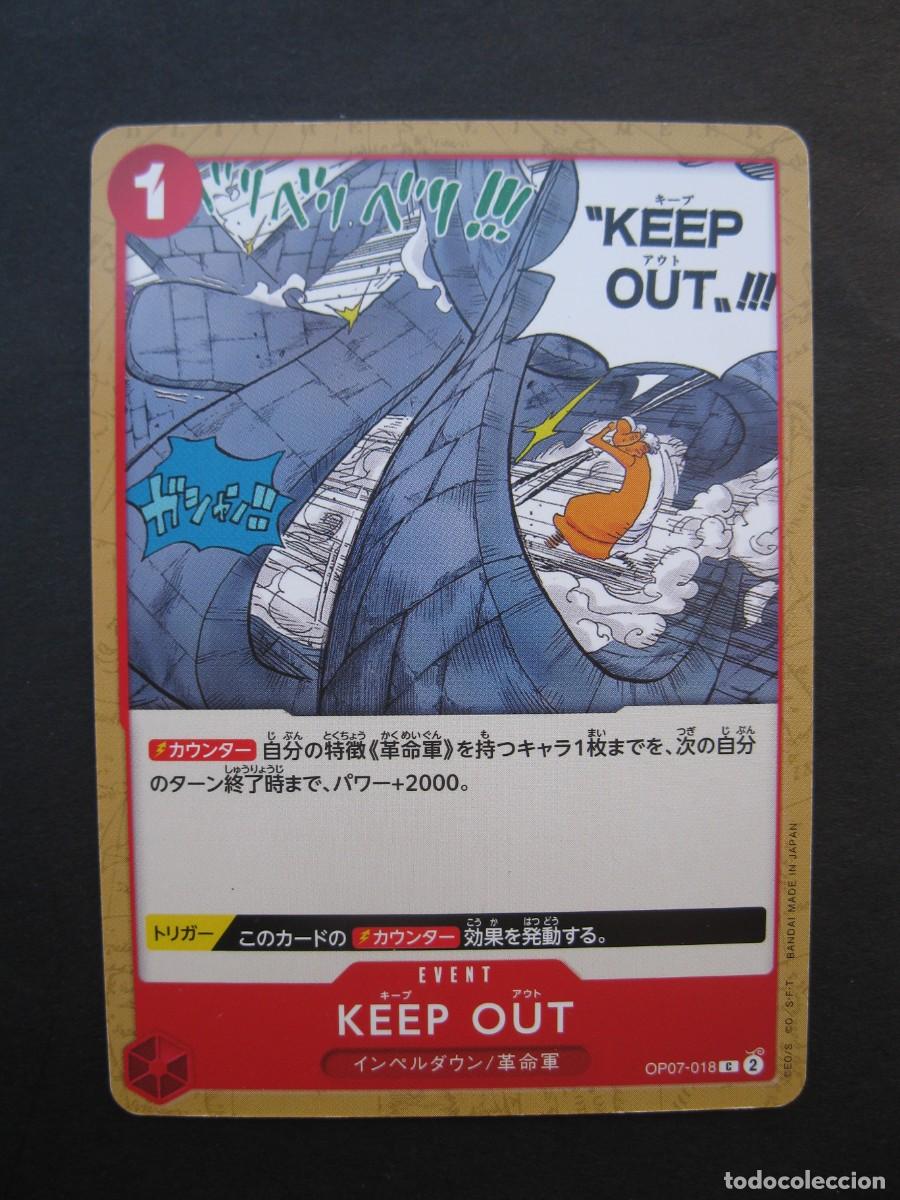 Trading cards: CARTA - ONE PIECE - TRADING CARD - EN JAPON&Eacute;S - BANDAI.