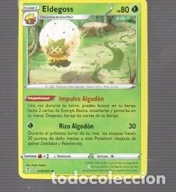 Trading cards: CROMO DE POK&Eacute;MON DE FASE 2 ELDEGOSS PS 80 N&ordm; 643 DEL A&Ntilde;O 2021