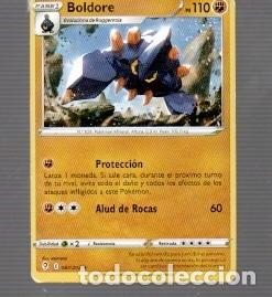 Trading cards: CROMO DE POK&Eacute;MON DE FASE 1 BOLDORE PS 110 N&ordm; 525 DEL A&Ntilde;O 2021