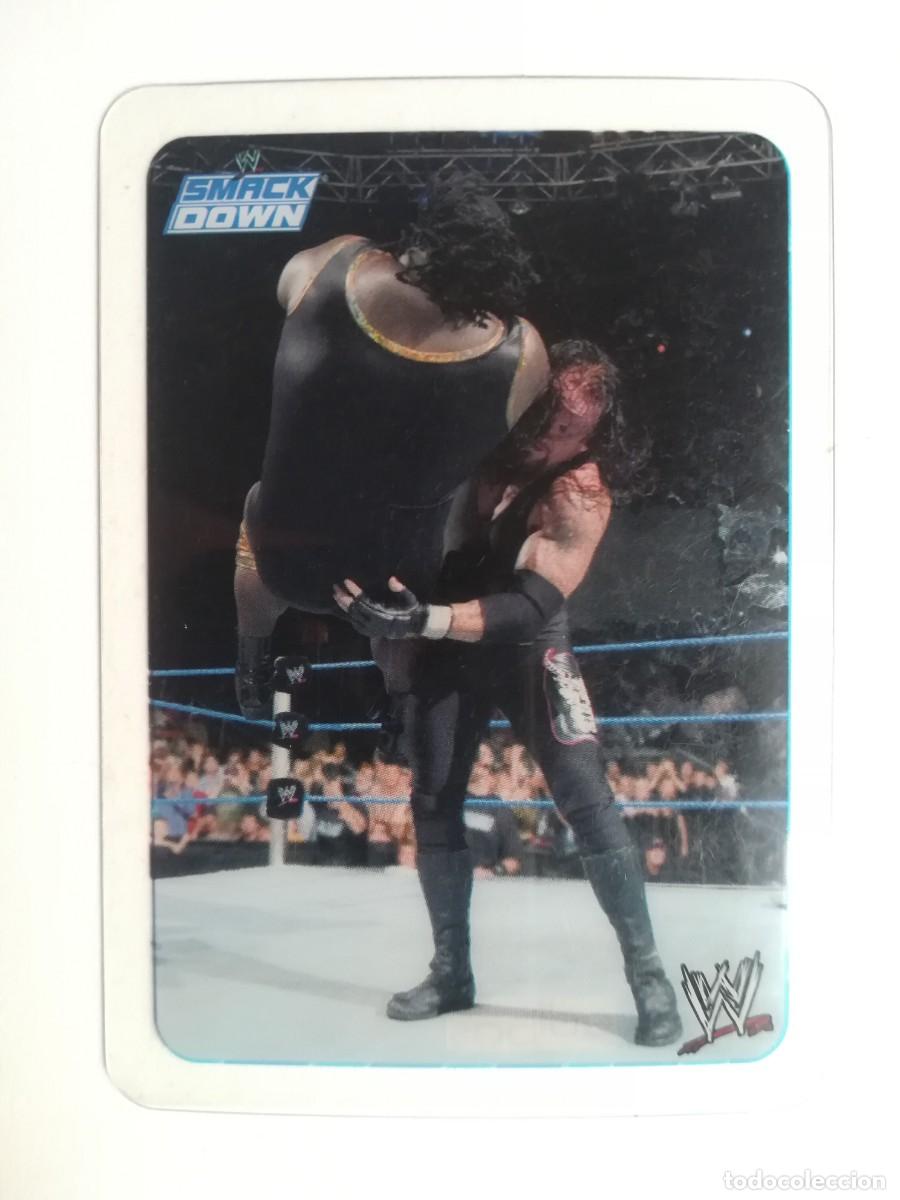 Trading cards: WWE Smack Down N&ordm; 136. Chokeslam. Undertaker. Lamincards Collection New Edition. Edibas