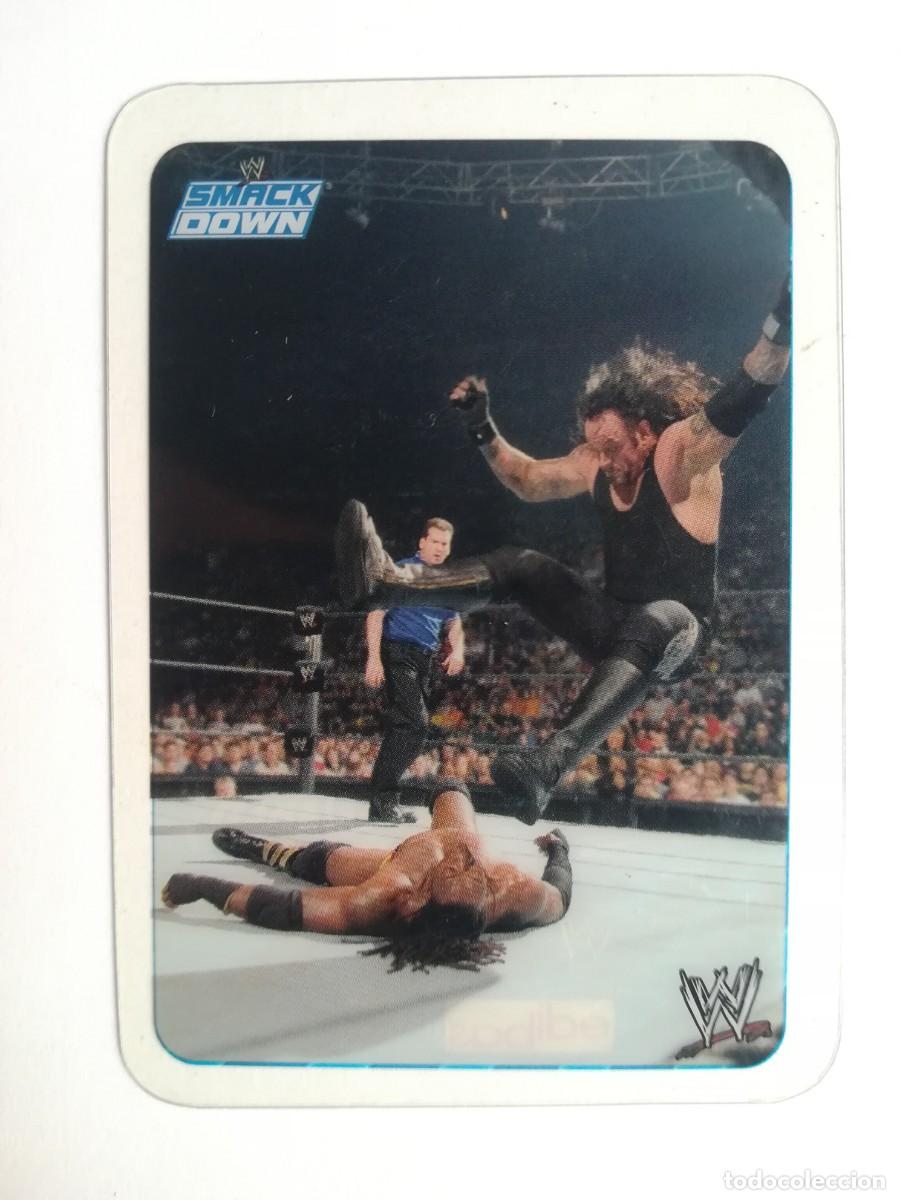 Trading cards: WWE Smack Down N&ordm; 137. Leg Drop. Undertaker. Lamincards Collection New Edition. Edibas