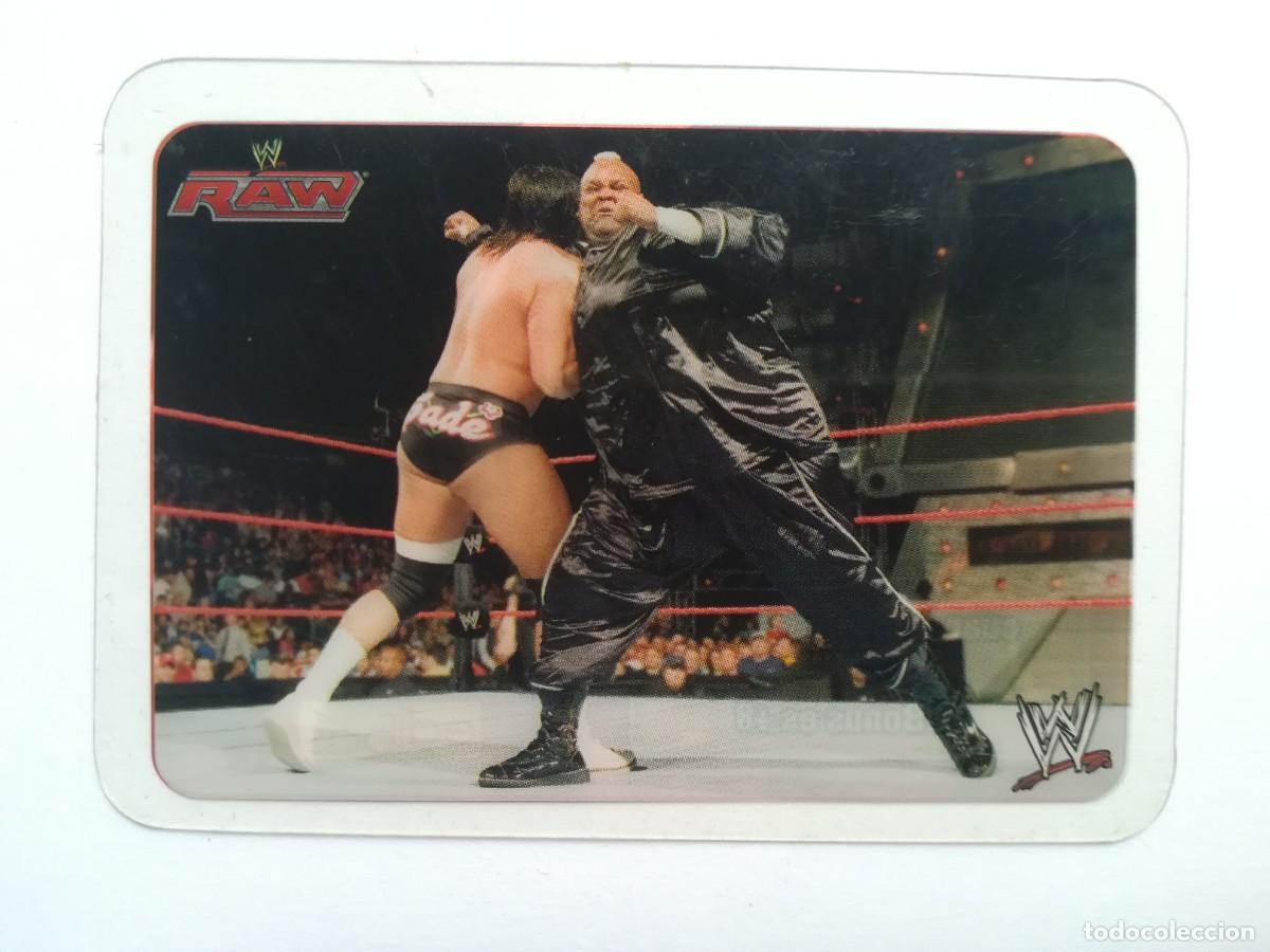 Trading cards: WWE RAW N&ordm; 141. Clothesline. Viscera. Lamincards Collection New Edition. Edibas