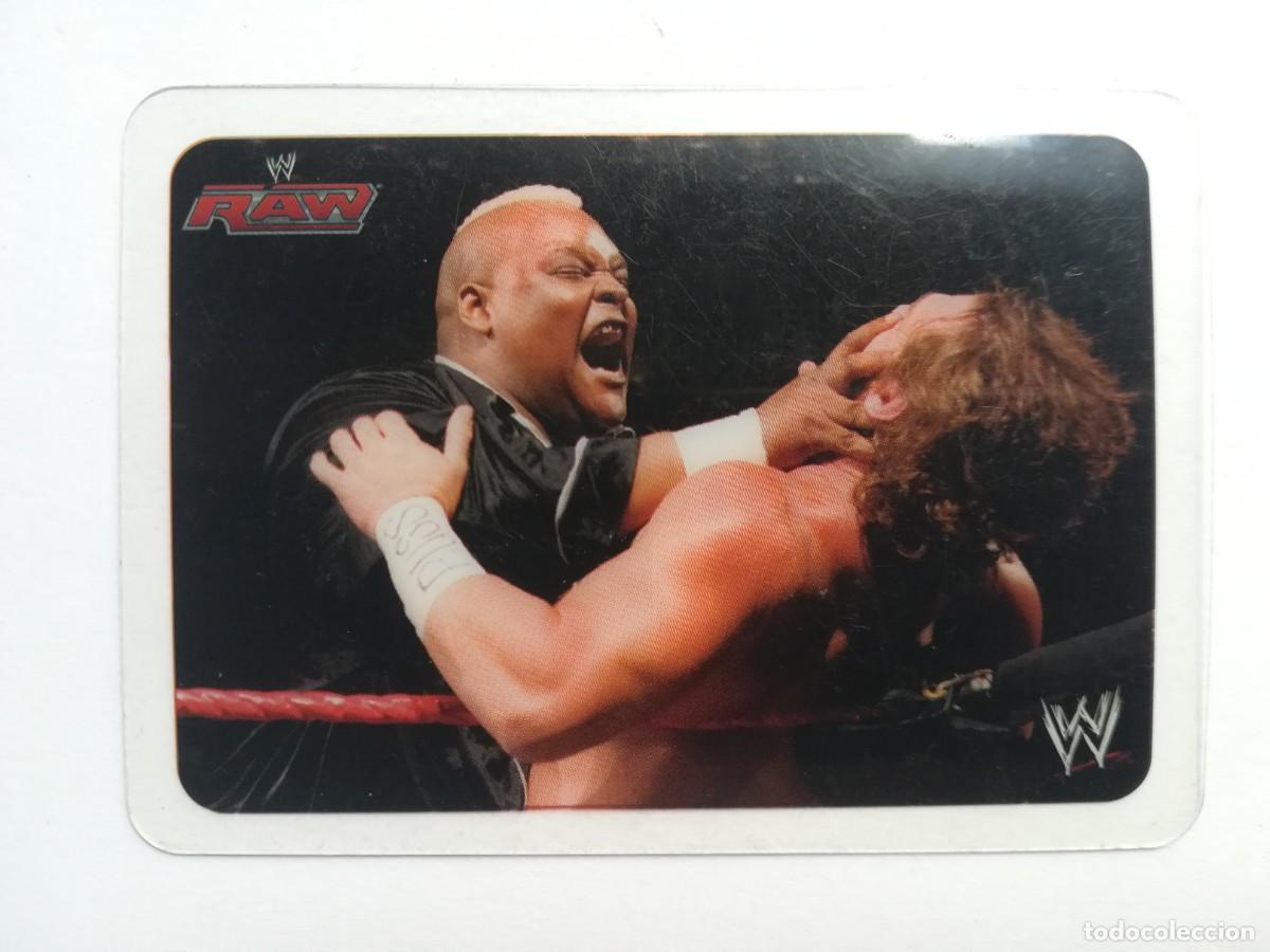 Trading cards: WWE RAW N&ordm; 142. Chin Lock. Viscera. Lamincards Collection New Edition. Edibas