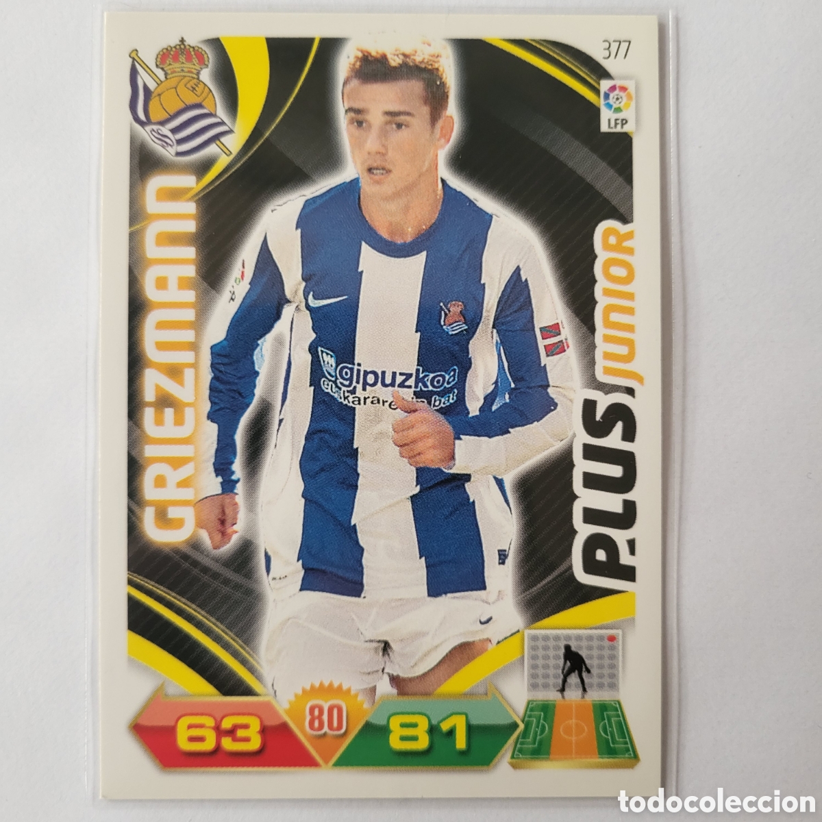 Trading cards: 377 Griezmann Plus Junior / Adrenalyn XL 2011