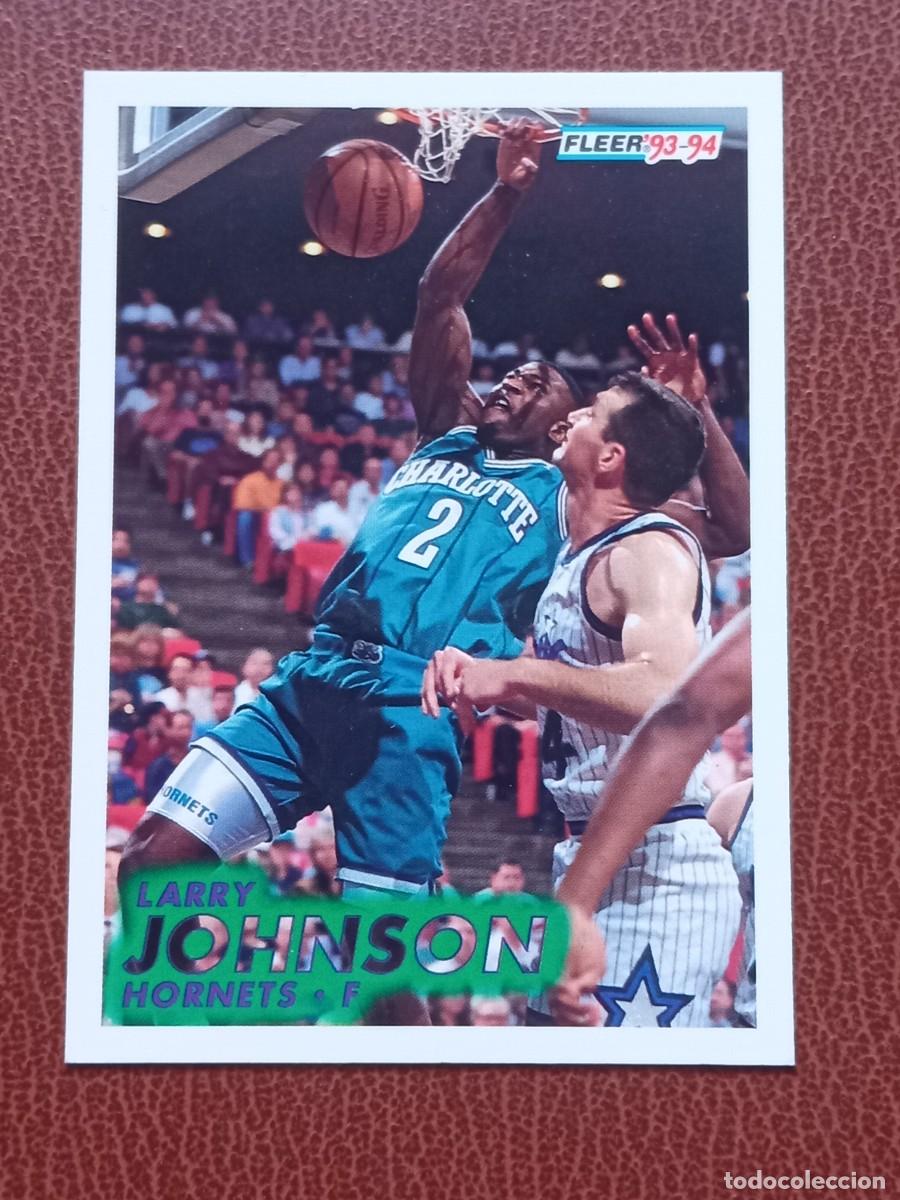 Trading cards: Card 21 Larry Johnson Fleer 1993-94