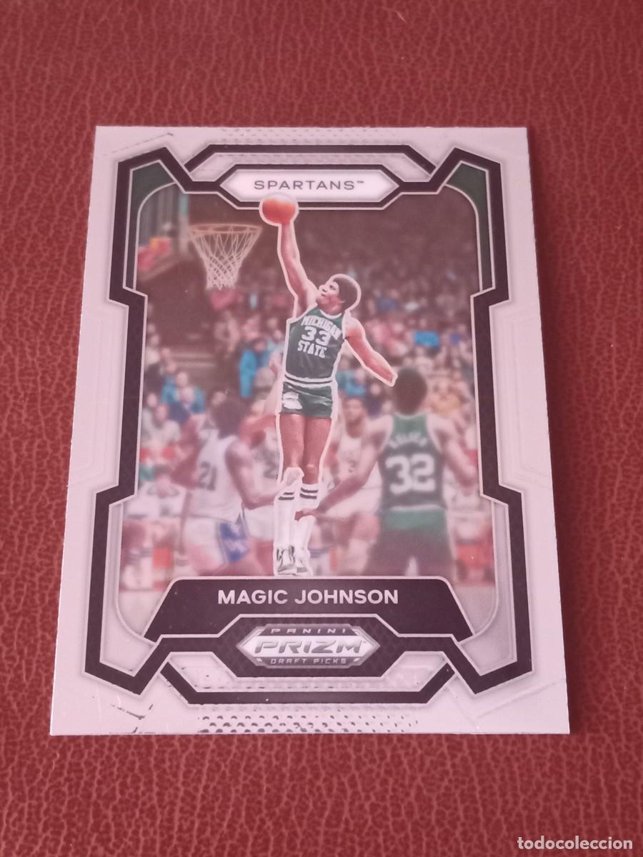 Trading cards: Card 23 Magic Johnson Prizm Draft Picks 2024 Michigan State University