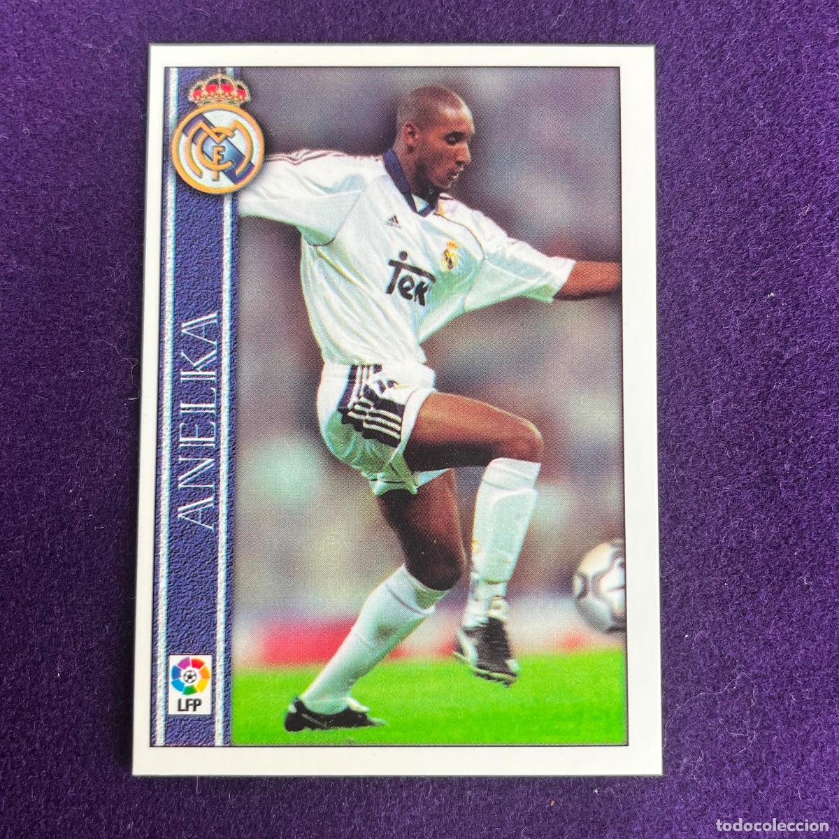 Trading cards: CROMO DE FUTBOL. LAS FICHAS DE LA LIGA 2001. 2000/2001. ANELKA. REAL MADRID. MUNDICARDS. MC.