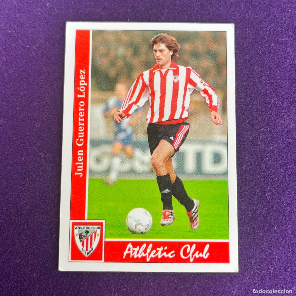 Trading cards: CROMO DE FUTBOL. LAS FICHAS DE LA LIGA 2002. 2001/2002. GUERRERO. ATHLETIC BILBAO. MUNDICARDS. MC.