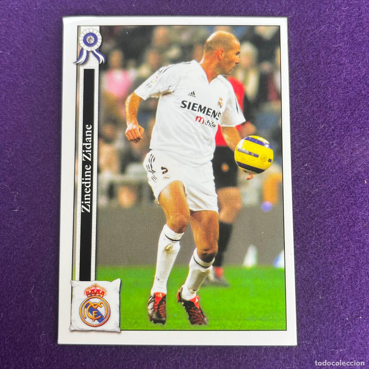 Trading cards: CROMO DE FUTBOL. LAS FICHAS DE LA LIGA 2006. 2005/2006. ZIDANE. REAL MADRID. MUNDICARDS. MC.