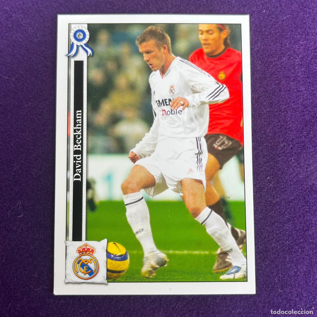 Trading cards: CROMO DE FUTBOL. LAS FICHAS DE LA LIGA 2006. 2005/2006. BECKHAM. REAL MADRID. MUNDICARDS. MC.