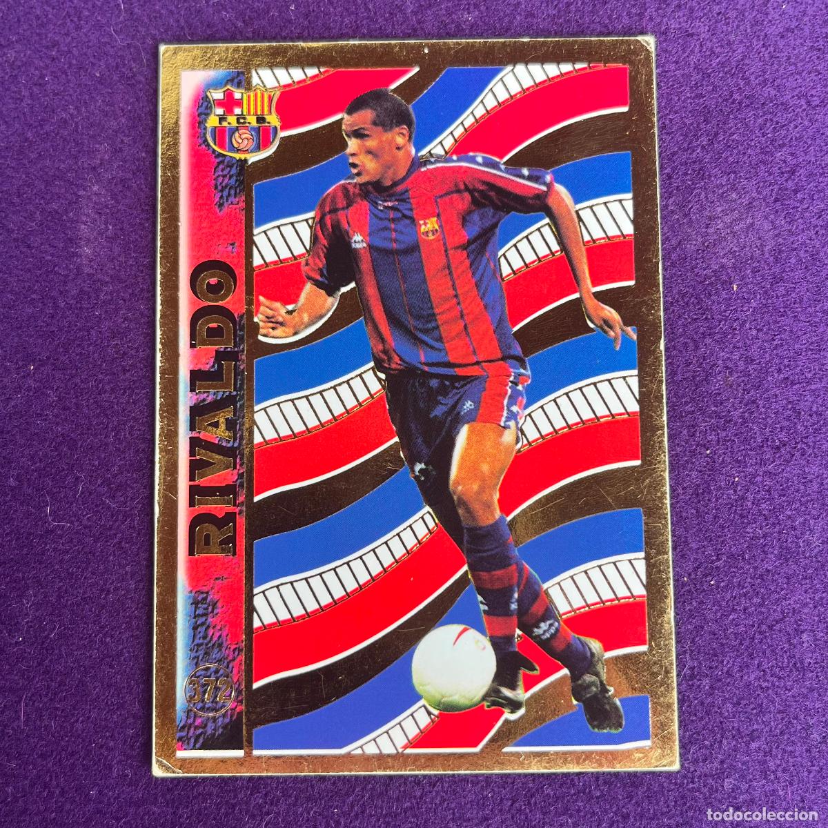Trading cards: CROMO DE FUTBOL. LAS FICHAS DE LA LIGA 98 99. 1998/1999. RIVALDO. BARCELONA. MUNDICARDS. MC.