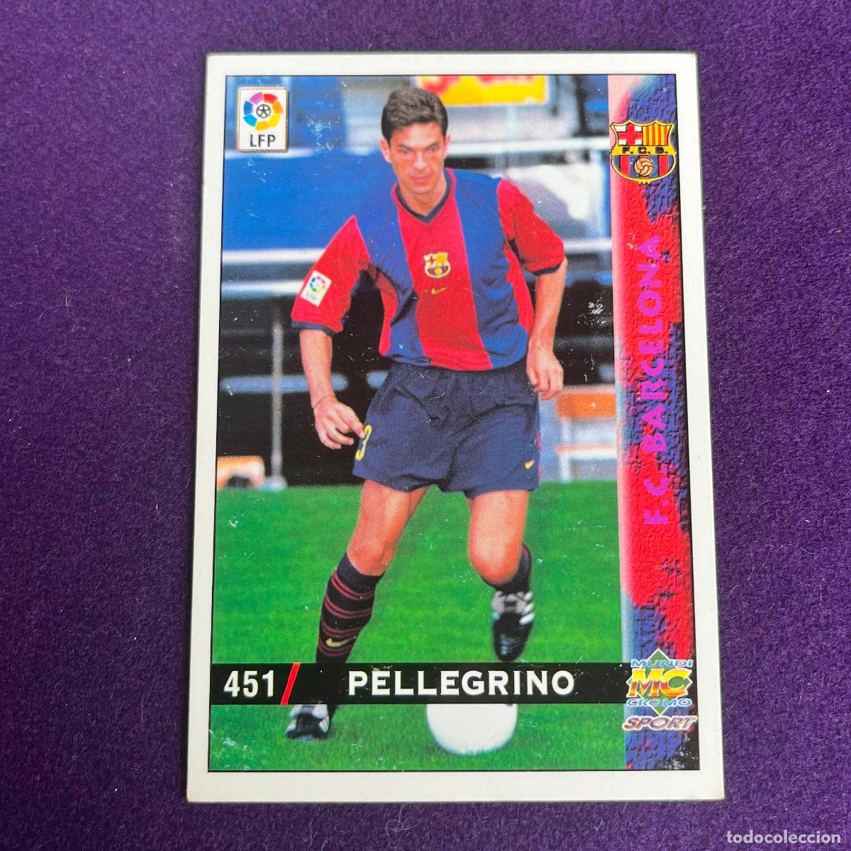 Trading cards: CROMO DE FUTBOL. LAS FICHAS DE LA LIGA 98 99. 1998/1999. PELLEGRINO. BARCELONA. MUNDICARDS. MC.