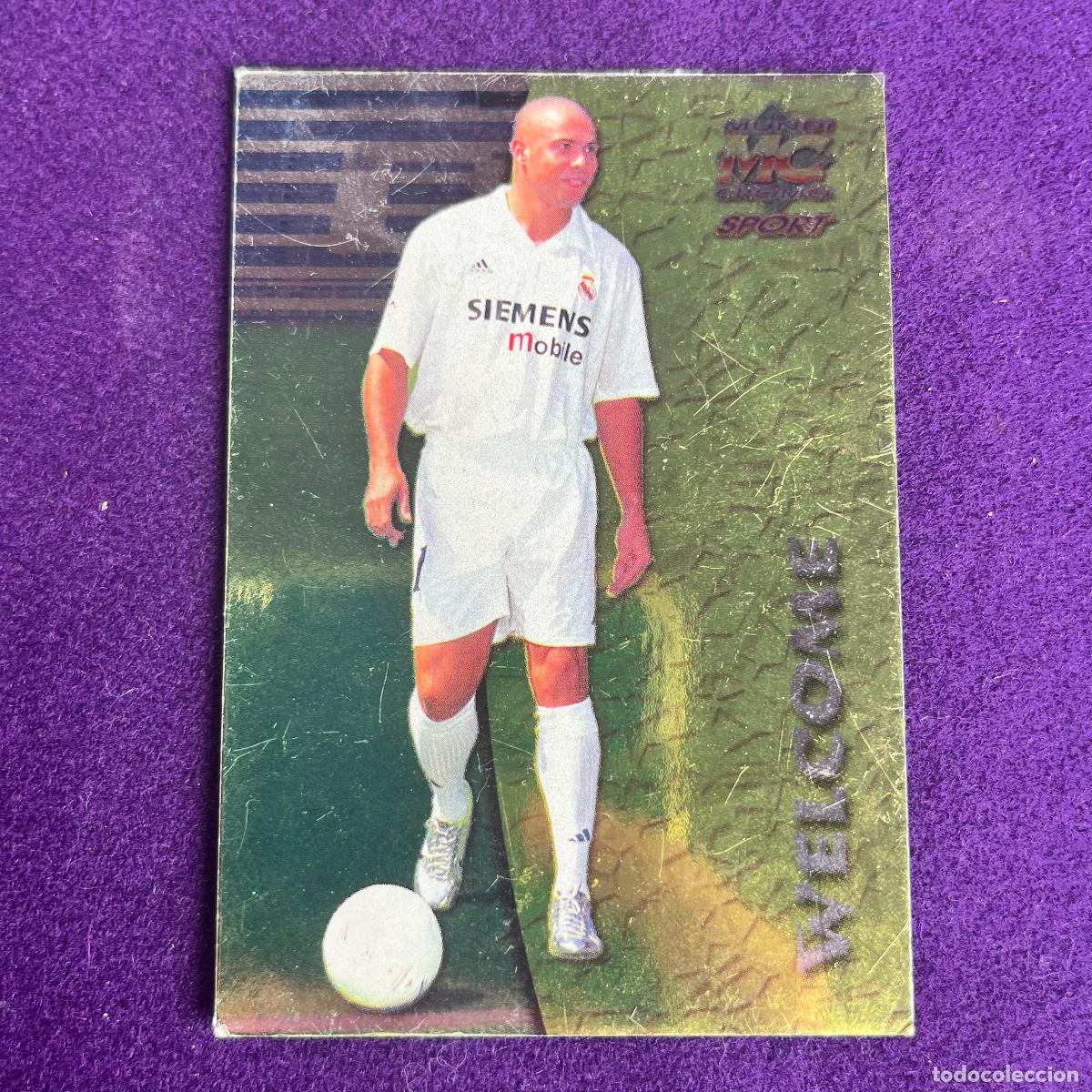 Trading cards: CROMO DE FUTBOL. LAS FICHAS DE LA LIGA 2003. 2002/2003. RONALDO. REAL MADRID. MUNDICARDS. MC.