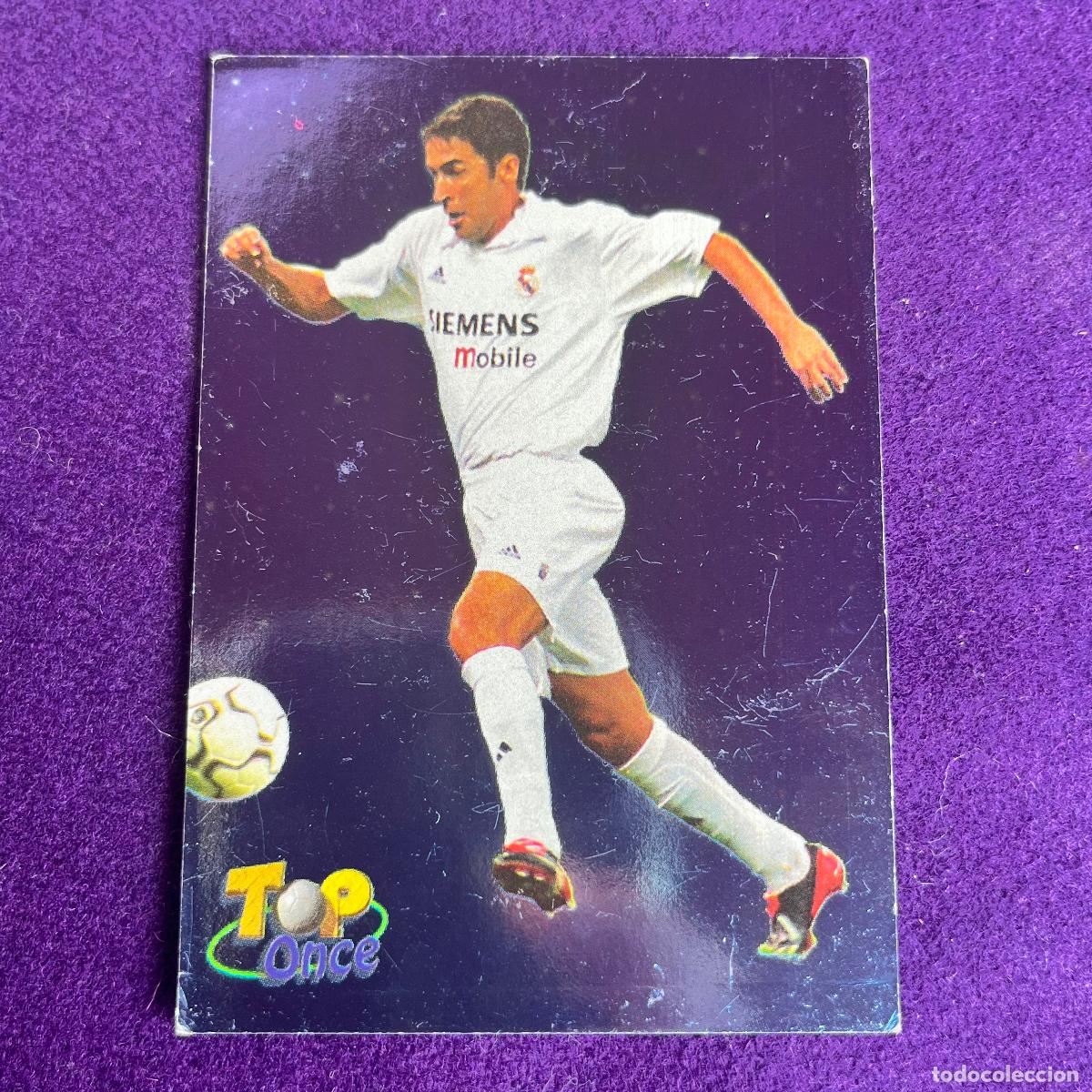 Trading cards: CROMO DE FUTBOL. LAS FICHAS DE LA LIGA 2003. 2002/2003. RAUL. REAL MADRID. MUNDICARDS. MC.