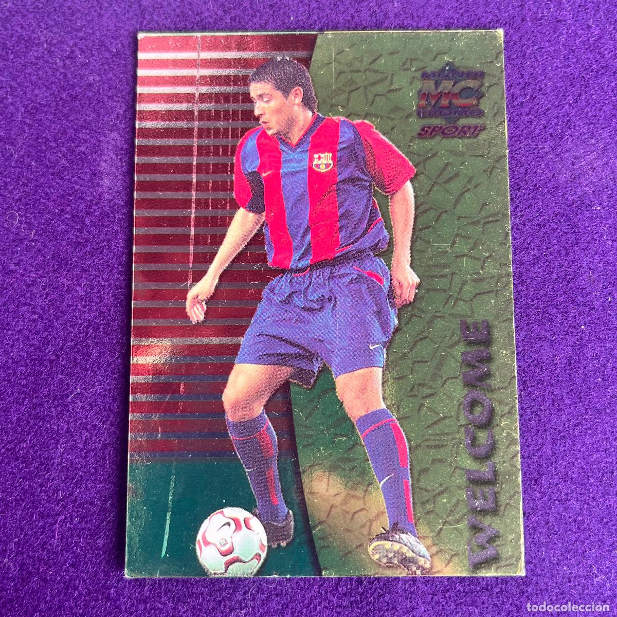 Trading cards: CROMO DE FUTBOL. LAS FICHAS DE LA LIGA 2003. 2002/2003. RIQUELME. BARCELONA. MUNDICARDS. MC.