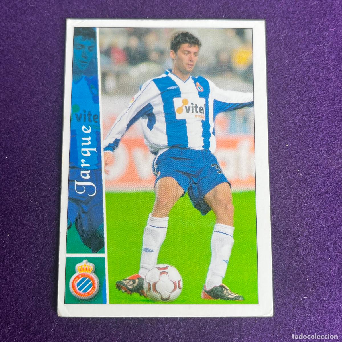 Trading cards: CROMO DE FUTBOL. LAS FICHAS DE LA LIGA 2003. 2002/2003. JARQUE. ESPANYOL. MUNDICARDS. MC.
