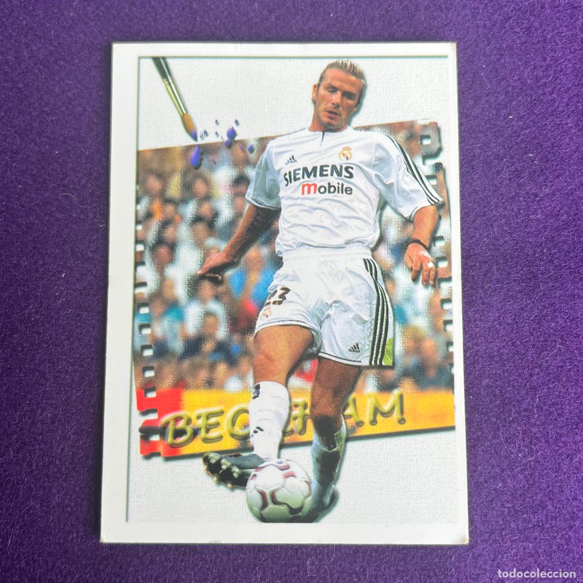 Trading cards: CROMO DE FUTBOL. LAS FICHAS DE LA LIGA 2004. 2003/2004. BECKHAM. REAL MADRID. MUNDICARDS. MC.