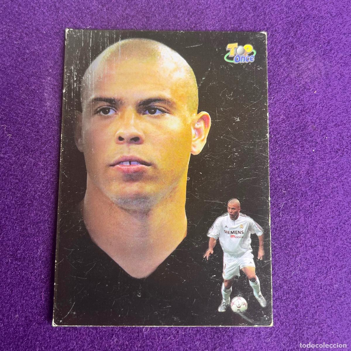 Trading cards: CROMO DE FUTBOL. LAS FICHAS DE LA LIGA 2004. 2003/2004. RONALDO. REAL MADRID. MUNDICARDS. MC.