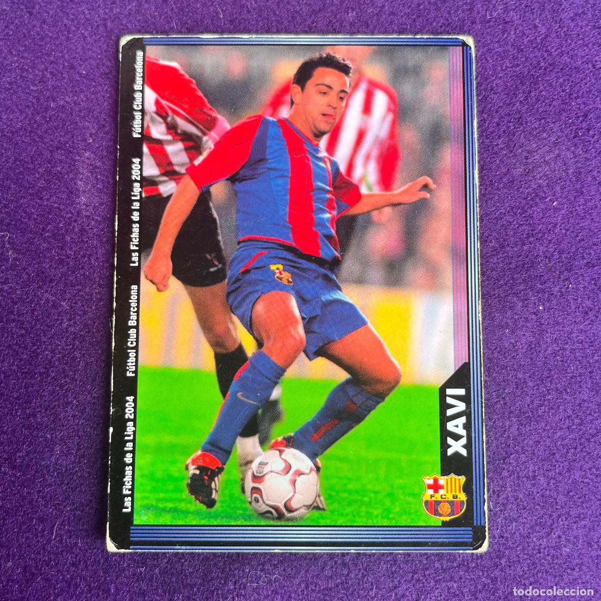 Trading cards: CROMO DE FUTBOL. LAS FICHAS DE LA LIGA 2004. 2003/2004. XAVI. BARCELONA. MUNDICARDS. MC.