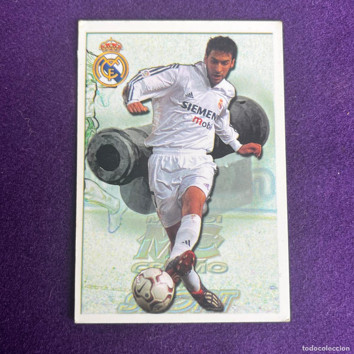 Trading cards: CROMO DE FUTBOL. LAS FICHAS DE LA LIGA 2004. 2003/2004. RAUL. REAL MADRID. MUNDICARDS. MC.